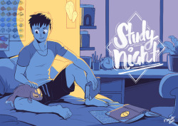 raymondoart: “Study Night” Liyu has an upcoming magic exam and he crams the night for studying with LianHua supervising. Spoiler alert: the moment the familiar sleeps Liyu’s gonna switch to a comic book LOL This is still just a prototype of his