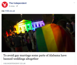 alegbra:  lord-kitschener:  we did it, guys, we got Alabama to ban the straights  oh my god they’re literally making straight marriage illegal. the prophecy is being fulfilled