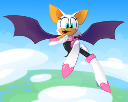 jazzy-mcdurf: Yay! 2 fully colored pictures in (what I think is) a week! That’s a new record for me! :D I  don’t know. I felt like drawing rouge. I thought I would only get as  far as the outlining and maybe flat colors, but I didn’t think I would