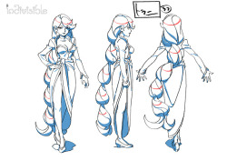 indivisiblerpg:  Take a gander at more pre-production art from the @indivisiblerpg opening animation, currently in production at Studio TriggerToday we’ve got model sheets for the kind and nurturing deva, Thorani!Art By: Yoh YoshinariProducer: Naoko