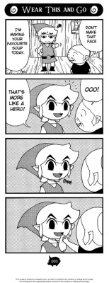 gaypaninya: kaible:  toon-link-1210:  Some of my favorite Wind Waker Manga pages.  I love this characterization of WW Link as a weird little gremlin child  @triforcez  Toon Link had more character then any other link lol XD