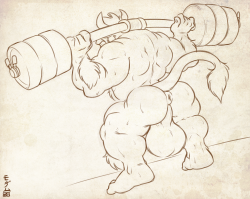 houselionstudios:  Part of the recent sketch streams done prior to MFF. Komatose © Himself Art © Houselion Studios 2015 JANUARY SLAVESTREAM SESSIONS ARE NOW AVAILABLE! It would really help me out to support my work in these stream sessions. Click the