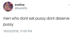 minimexd:  That’s a fact..sexy ass lady tell me her man don’t eat her pussy cause he thinks it weird or whatever but she suck his dixk crazy and can’t even get a lick or 2 🙅🏽🙅🏽