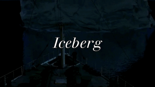 Image result for iceberg right ahead gif