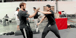 buckysbeauty-capsbooty:  undercoverfandoms:  Sebastian Stan training vs fighting in the Winter Soldier  I will never stop being impressed by this 