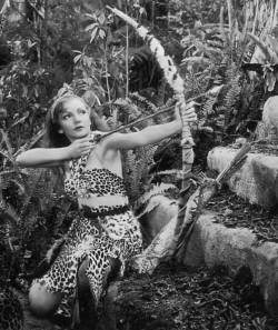 Claudette Colbert plays Jungle Girl in “Four Frightened People” (1934)