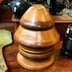 Spotted this ENORMOUS decoration at an antique store in #SantaCruz - looks like the world&rsquo;s biggest wooden buttplug. #sextoy #buttplug #butt #whatisthis #wtf #art #turnedwood #lathe #antique #antiques #antiquing #shopping #wtfart