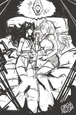 greyallison:  Bumbleby work-in-progress! Will probably finish this one for my next Patron cycle. :)  My Art  ⭐ FAQ ⭐  Patreon 