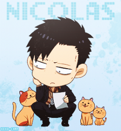 keiko-chan:GANGSTA. Kitties