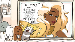 sangyuplee:  New We Bare Bears episode,“The Mall” tonight at 7:00 PM PST!! With special guest Estelle! Boarded by me and Charlie Parisi. Only at Cartoon Network!