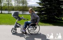 kirkypet: denyandfollow:  morganoperandi:  allthebeautifulthings9828:  Guys, look. They finally made a baby stroller for wheelchair-bound mothers. This is so important.  My wife is a physical therapist.  She started tearing up when I showed this to her.