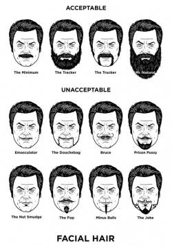 laughterkey:  heyveronica:  digg:  Read Nick Offerman’s mustache manifesto and find out if your mustache is acceptable.  Good, i’m glad my trucker stache is acceptable.  Listening to Nick and Jon Hamm discuss the merits of these on DLM was wonderful.