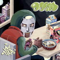 rappcats:  MF DOOM - MM FOOD (Rhymesayers, 2004). Produced by Doom the Metal Fingered Villain, Count Bass D, Madlib, PNS. Cover by Jason Jagel &amp; Jeff Jank.