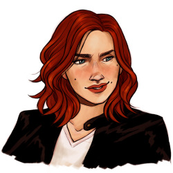 alexschlitz:  today’s warmup!! inking practice and a haircut for ms romanoff 
