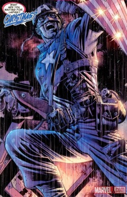joearlikelikescomics:  Ultimate Captain America by Bryan Hitch