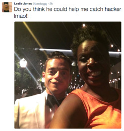 mtv:  buzzfeedau:  Leslie Jones’s twitter feed is the only Emmy coverage worth reading.  can we get leslie jones to be the official commentator for every event  