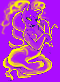 a pic of another character of mine i need to draw more of. Gelbun’s “friend” Nicotine.