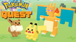 nintendo:  Venture into Tumblecube Island with your Pokémon buddies in the new Pokémon Quest game! Pokémon Quest is a free-to-start action-adventure Pokémon entry for Nintendo Switch with a fun, cube-shaped art style. Take your Pokémon team on expeditions