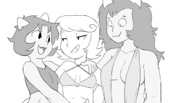 dezzone: Roxy, Meulin, and Nep let it all hang out! Get the full scoop a week early for only ũ on Patreon! 