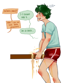 yuurilover3000:  knifepups:  @yuurilover3000 said: PWEAZE MORE MIDORIYA OMO@friska0 said: i’ve been wanting more My Hero Academia Omorashi for the longest time and your picture with Midoriya is ADORABLE! I LOVE IT!! Though this is bad, I just want to