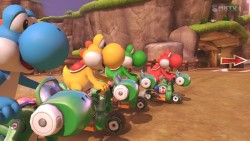 nothingbutgames:  Yoshis in Mario Kart 8 (2014)!