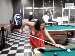 To serious playing pool