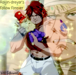 mugiwaraijin:  I decided to do a Follow Forever since I’ve reached 300 followers which is a pretty big number &amp; I love all you guys. Sadly I am not skilled enough to make awesome graphics/edits/drawings so I made this crappy thing on my phone for