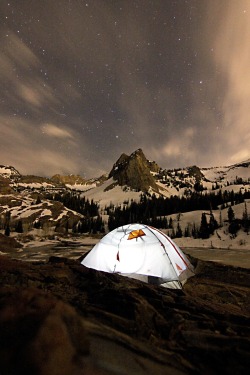 ridecamber:  First backpacking trip of the year. This was definitely my favorite shot of last night. 
