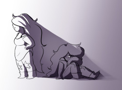 giftieart:Amethyst must’ve been quietly self loathing for years, the poor Gem.T ^T