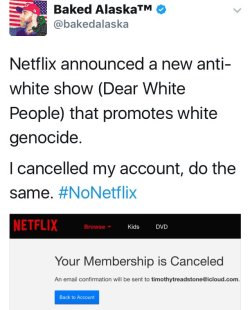 littlesweetspaceprince:  bellygangstaboo:  bellygangstaboo:   I am deceased   minor update:   reblog to make racists get over 7,500 spam emails and have a well known company make fun of them 