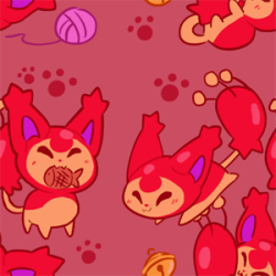 dailyskitty: got inspired to do some skitty tiles! Feel free to use!