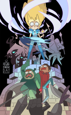 daronnefcy:  Episode 11: Mewnipendence Day &amp; Banagic  Watch episode 11 of “Star vs. the Forces of Evil” monday August 17th, 830/730c on Disney XD!   Show Posters by Evon Freeman. 