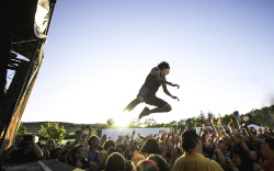  ericmolyneaux: Oliver Sykes | Bring Me The Horizon. June 22nd, 2013 Vans Warped Tour Shoreline amphitheater - Mtn View, CA   