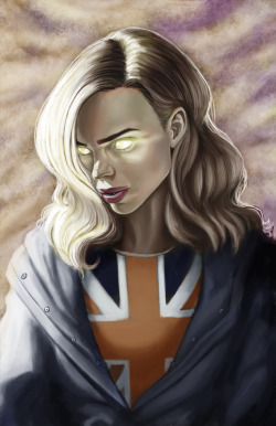 storymancer:    Union Jack Bad Wolf Rose Tyler. That’s her full name, right? Anyway, This will be available as a print at #RiverRoadExpo on Sunday!  
