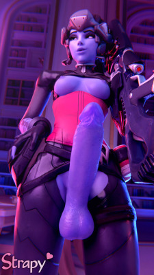 strapy3d:  strapy3d:  Noire Widowmaker au rapport…Cool model thanks to @gifdoozer, I’ll try to fix the dick for next time ( ‘ - ’) Enjoy!Enjoy!TWITTERPATREONDISCORD  Reblug