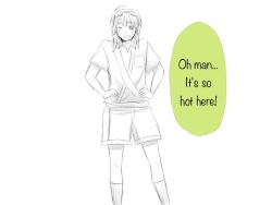 usuk-libertea-translations:  竹林ネタバレ【べいえい】/ Bamboo thicket spoliers (usuk)ARTHUR WORE SHORTSSSSS, hey just in time for episode 6 of the world twinklePixiv ID: 17574778Member: こた   