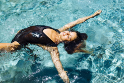 sleepattack:  mimi elashiry x sahara ray swim shot by matt finelli 