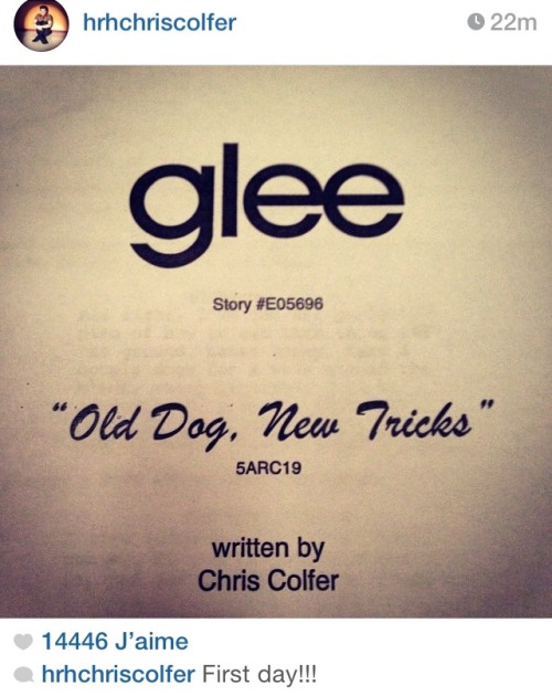 Chris Colfer Instagram - Page 23 Tumblr_n3iwn1h2911rmippyo1_500