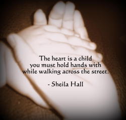 authorsheilahall:  The Heart is a Child by Sheila Hall  Photo: Mother and Child by Mari Wells  View Post 
