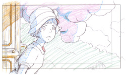  Studio Ghibli animation layouts from The Wind Rises (風立ちぬ), illustrated by When Marnie Was There director Hiromasa Yonebayashi (米林宏昌). The illustrations were featured in Hiromasa Yonebayashi Illustrations (Amazon US | JP) along with