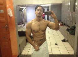 dominicanblackboy:  Sexy latin hunk Rafael got a big fat latin dick and definitely not afraid to use it!😍