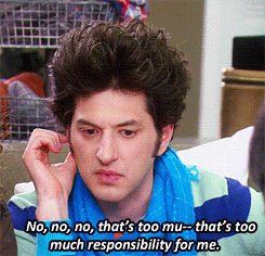 nbcparksandrec:  vasiliosn:  This is me every day  Responsibility is the woo0o0o0oo0o0orst. 