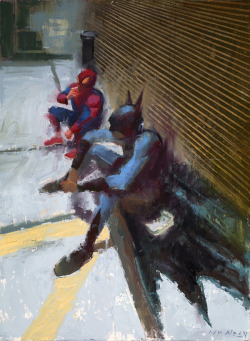 fer1972:  Wasted Superherooes: Paintings by William Wray 