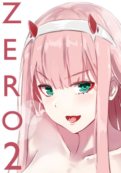yeyebirdie:    Darling in the Franxx  - Zero Two DrawingOK~~ Finished the Drawing, now can relax ~3~, Kept colouring very simple, ended up looking nicer than my previous artworks T______________T