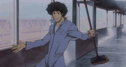 shoelesswonder:  sometimes life can suckbut then I remember Spike Spiegel in coveralls