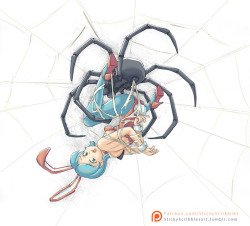 Bunny Girl stuck in Web 1A wild bunny girl is caught by a spider and commonly seen around the Gorgon&rsquo;s Manor. Nobody knows where they come from yet.Support us at on patreon, for more fun sticky versions:https://www.patreon.com/posts/4491901