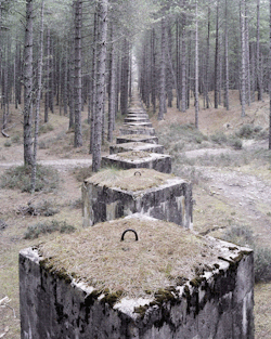 enochliew:  Landscape as a Witness to War by Marc Wilson Along European coastline, unintentional monuments to past conflicts still stand. Built to keep foreign forces out during WWII. 