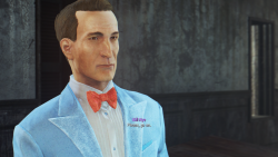 ask-vaultboy:  mechaberry:  thedeskofdrychris:  codingandtea:  So I retextured the “Tuxedo” in Fallout 4 to be more Bill Nye like.  “I warned them about climate change….”  Bill Nye the Fallout Guy  BILL BILL BILL BILL BILL BILL BILL BILL BILL! Cryo