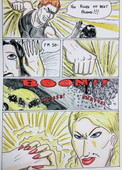 Kate Five vs Symbiote comic Pages 166 &amp; 167  Centennia appears courtesy of cosmicbeholder