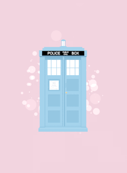 a-ginger-journey:  Image via We Heart It [animated] #blue #doctorwho #eleven #gif #pastel #pink #thedoctor #mattsmith #policebox - https://weheartit.com/entry/151152875